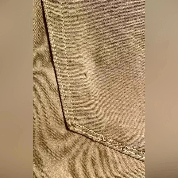 Paige trendy melon black piping stylish 4 pocket beige stretch denim jean 26 - Picture 5 of 6